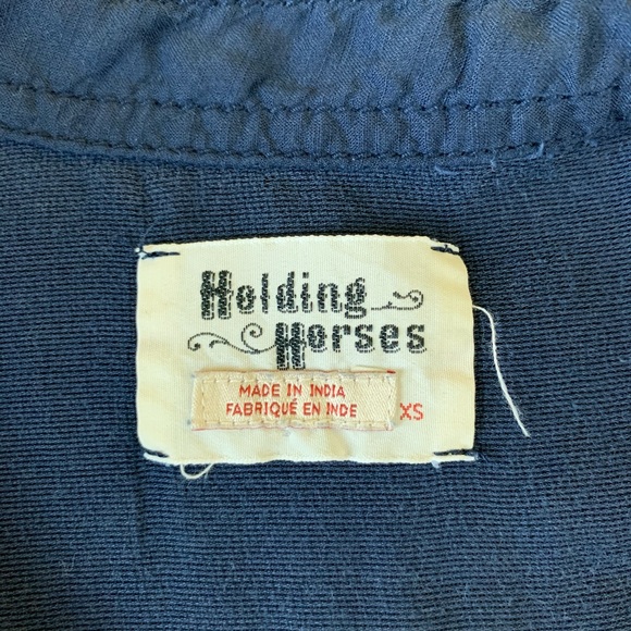 Anthropologie Holding Horses Blue Button Down - Picture 6 of 7